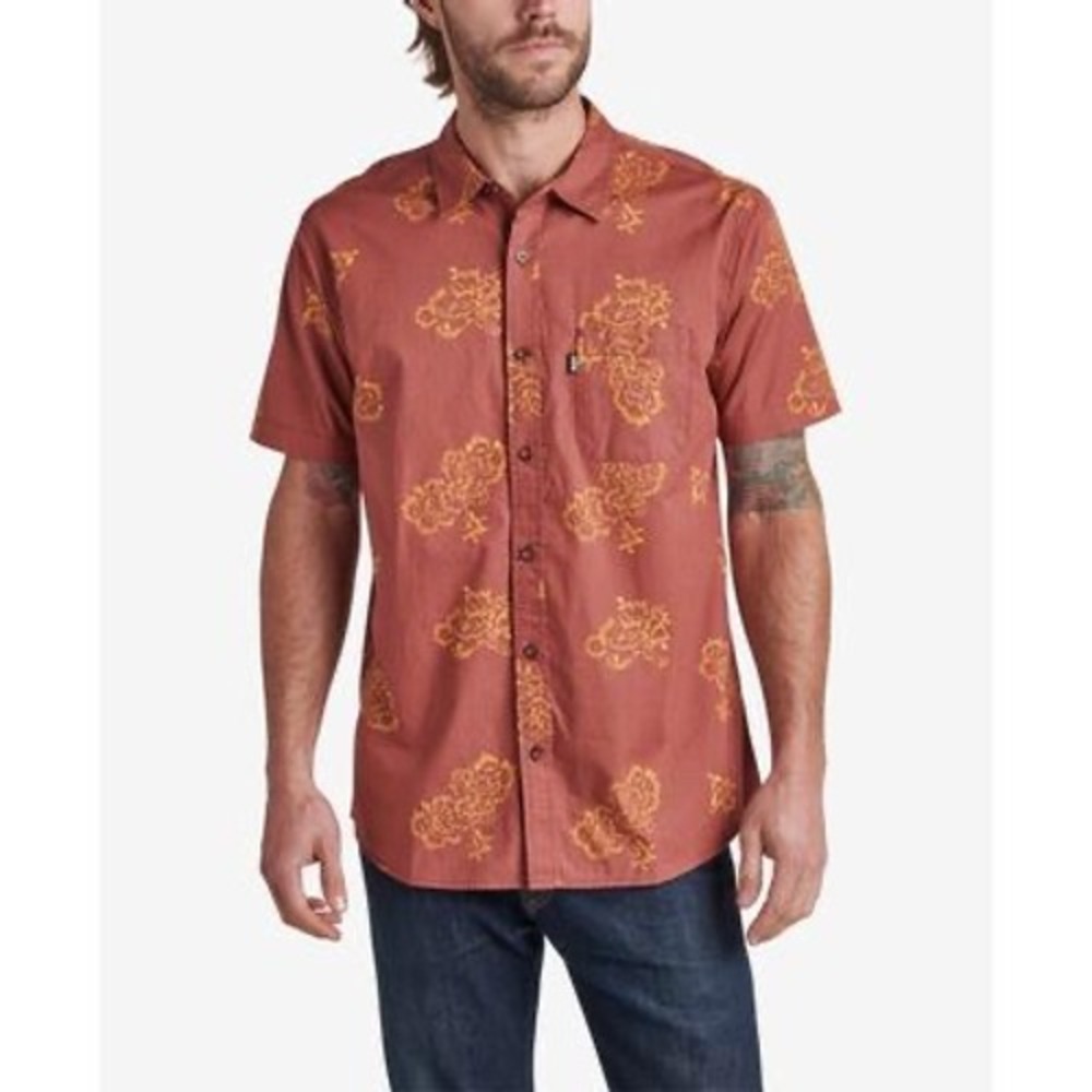 Reef Men's Forge Short Sleeve Shirt‎ Size L